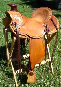 3B Visalia-style old-timer saddle